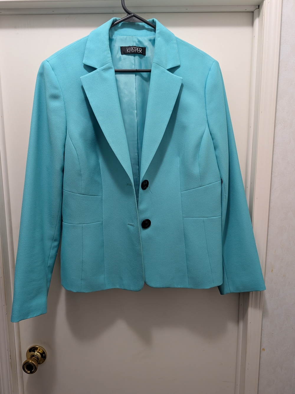 Kasper Aqua Blue Tailored Blazer